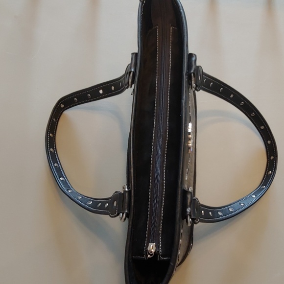 Ladies Bling Alligator Western Shoulder Purse - Picture 3 of 7